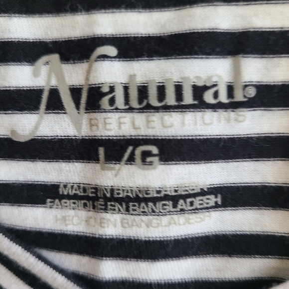 Natural Reflections Woman's Long Sleeve V-Neck Pullover Blouse, Size: Large - Picture 6 of 13